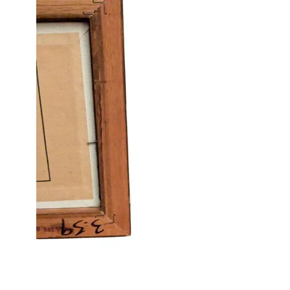 Original Mountain Landscape Painting In Wood Frame 6.75" x 8.75" Signed By Artis - Picture 11 of 12